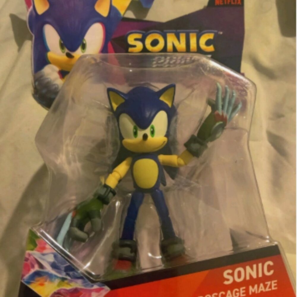 Netflix Sonic Prime Sonic Boscage Maze 5" Figure Jakks Pacific 2024 PLZ SEE PICS